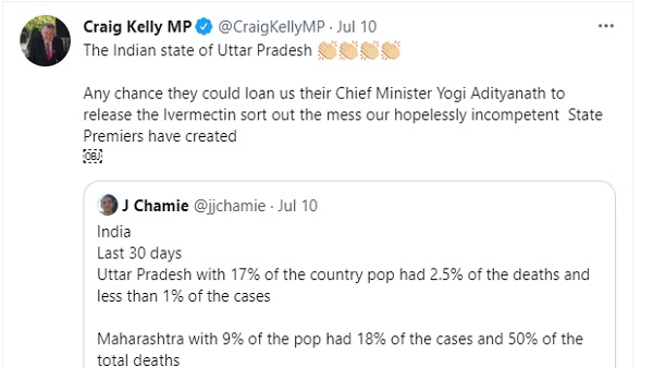 इस वजह से सीएम योगी की तारीफ कर रहे हैं ऑस्ट्रेलियाई सांसद