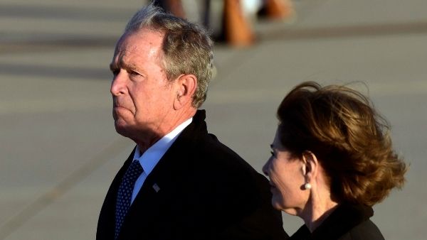 George Bush US Troops pullout George Bush US Troops pullout