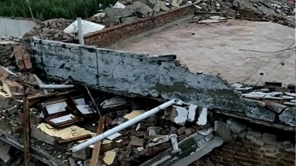 gurugram building collapses gurugram building collapses
