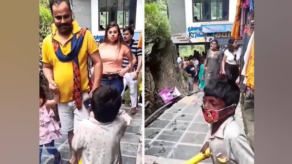 बच्चे ने लोगों से पूछा 'मास्क कहां है', वीडियो वायरल