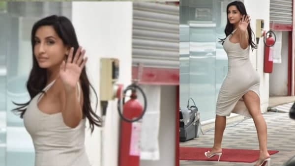 नोरा की ड्रेस फटते हुए बाल-बाल बची! नोरा की ड्रेस फटते हुए बाल-बाल बची!