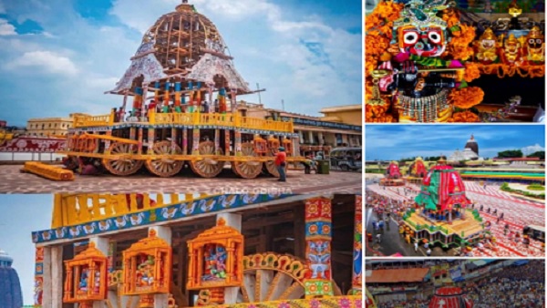 भगवान जगन्नाथ के रथ का रंग लाल-पीला होता है