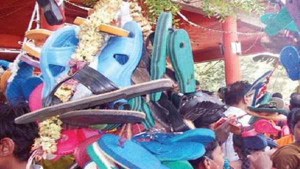 चोर बाजारों में बिकते हैं चोरी के जूते-चप्पल
