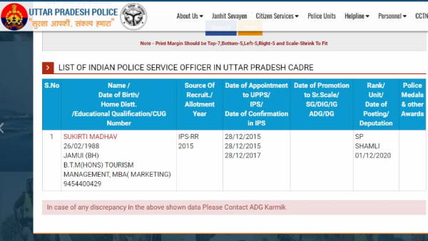 सुकीर्ति माधव की जीवनी