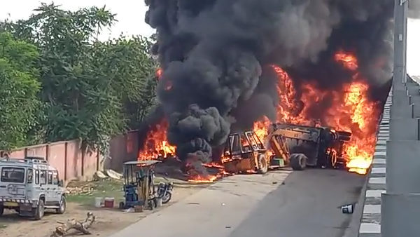  ट्रक चालक घायल