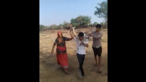 जोधपुर के बुधनगर में हिरण को बचाया