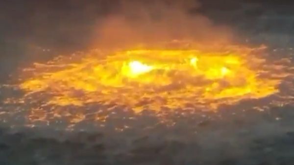 पाइपलाइन में लगी थी आग