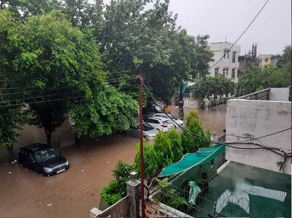 heavy rainfall in Gurugram