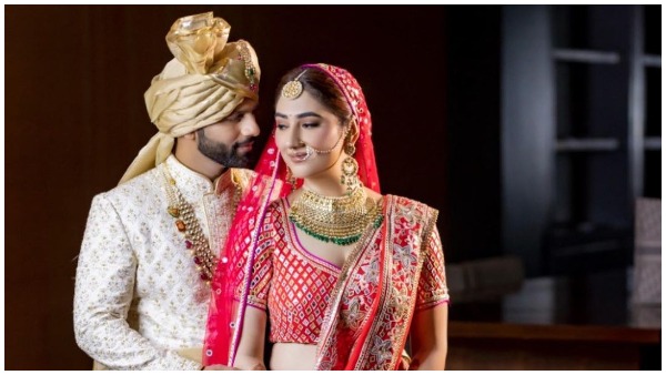 लाल रंग के जोड़े में कमाल दिखीं दिशा परमार लाल रंग के जोड़े में कमाल दिखीं दिशा परमार