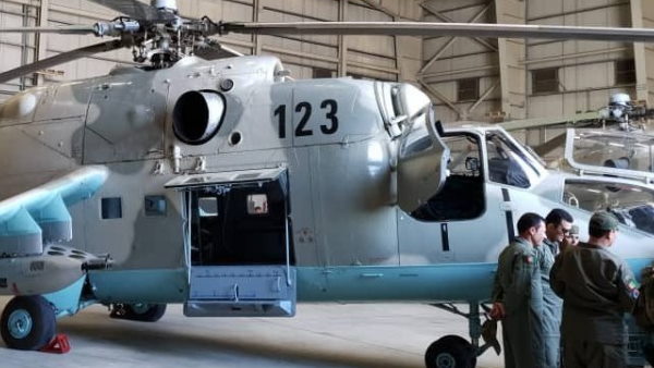 एमआई-24 हेलिकॉप्टर एक लड़ाकू चॉपर है