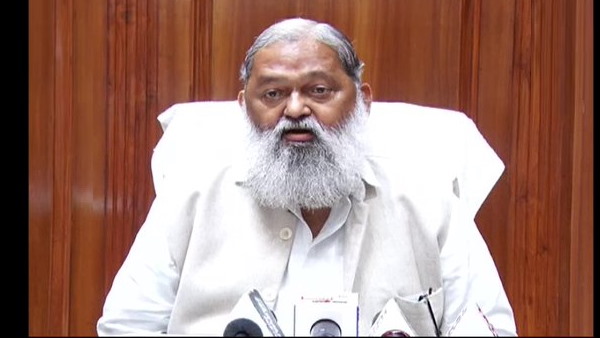 Haryana Home Minister Anil Vij watched live assembly session from his room Haryana Home Minister Anil Vij watched live assembly session from his room