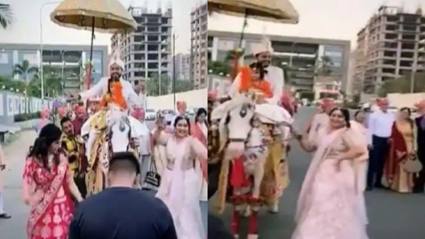 देवर की बारात में भाभी का डांस वायरल