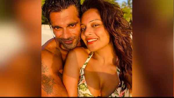 पति करण के प्‍यार में डूबी नजर आईं बिपाशा 