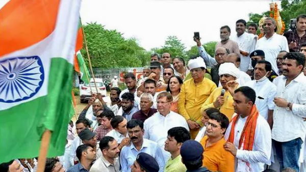 Tiranga yatra’ in Haryanas Bhiwani