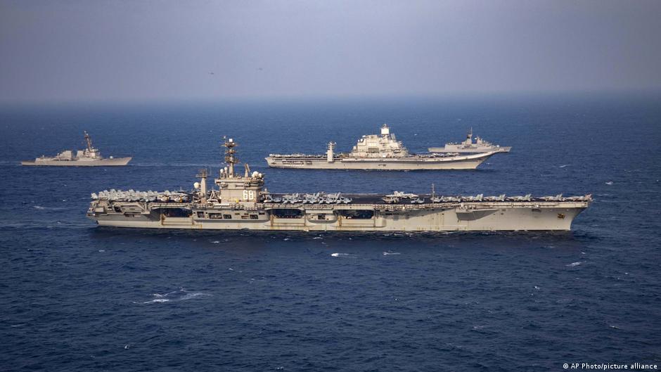 2020 में मालाबार सैन्य अभ्यास भारत में हुए थे