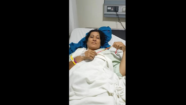 चार दिन पहले दान की किडनी