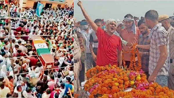 देखने वालों की भीड़ खरकड़ी में जुटी