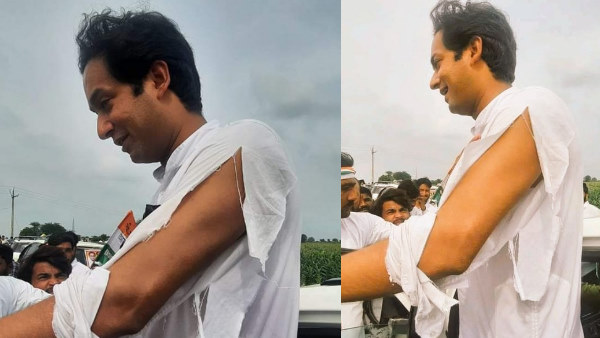 Digvijay Singh was happy when son Jayawardhans kurta-pajama was torn, said - Well done JV Digvijay Singh was happy when son Jayawardhans kurta-pajama was torn, said - Well done JV