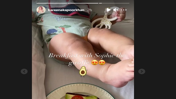 जेह की तस्वीर की साझा जेह की तस्वीर की साझा