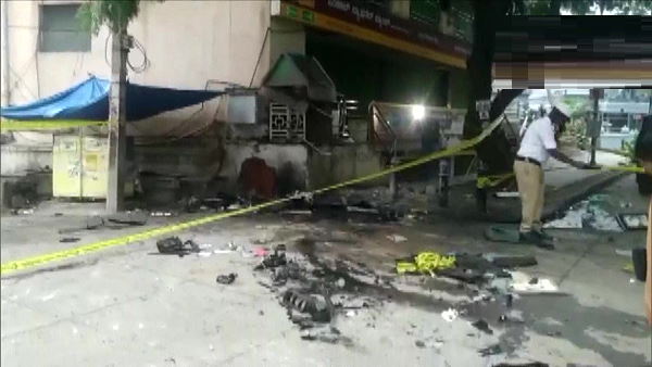 Car accident in Bengaluru