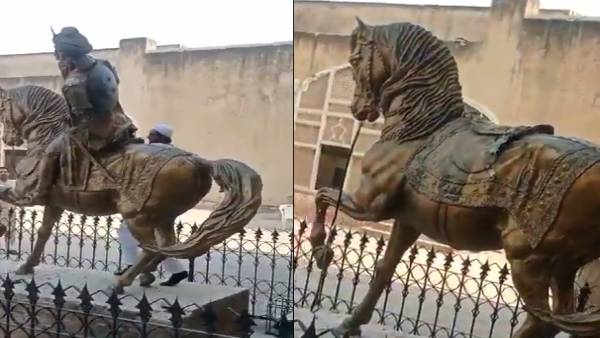  9 फीट ऊंची कांस्य से बनी थी मूर्ति