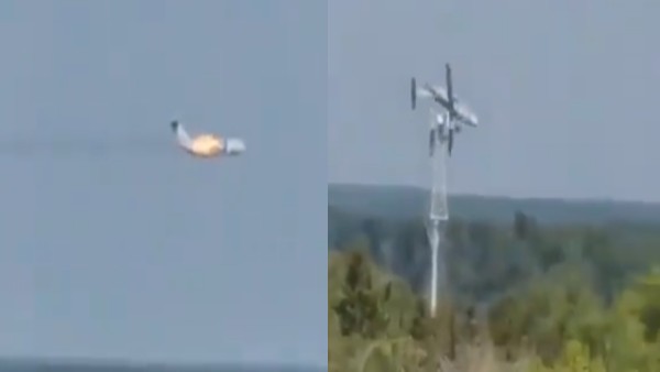 'आग के गोले' में बदला प्लेन 'आग के गोले' में बदला प्लेन