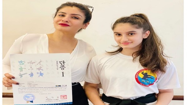 राशा ने ताइक्वांडो में जीता है ब्लैक बेल्ट