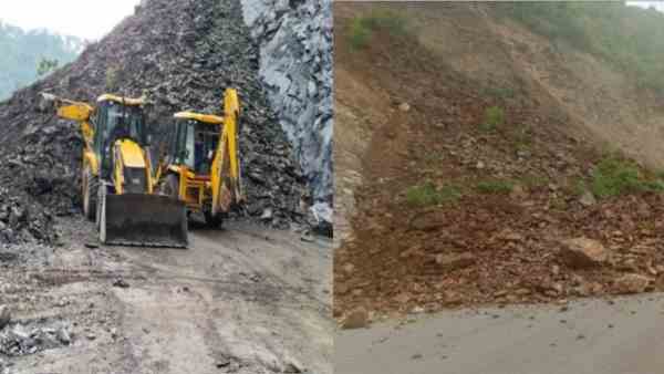 भूस्खलन के कारण बंद हो गए कई राष्ट्रीय राजमार्ग