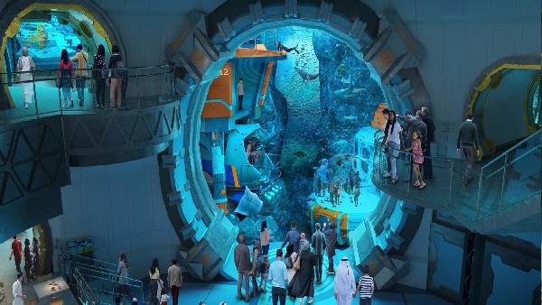 दुनिया का सबसे मरीन एक्वेरियम