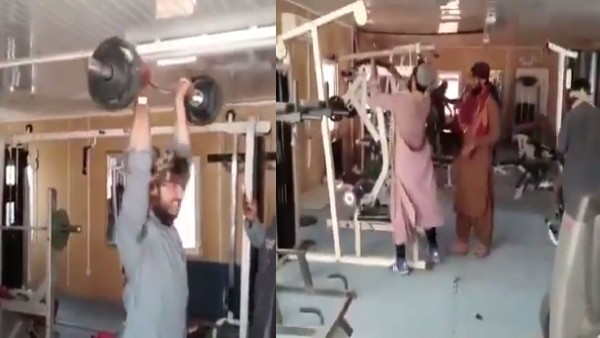 जिम में वर्कआउट करते तालिबानी आतंकी