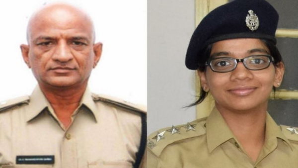 जब डीसीपी पिता ने एसपी बेटी को मारा सैल्यूट