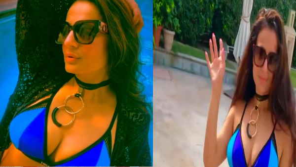 अमीषा पटेल ने बिकनी पहनकर किया स्टाइलिश वॉक