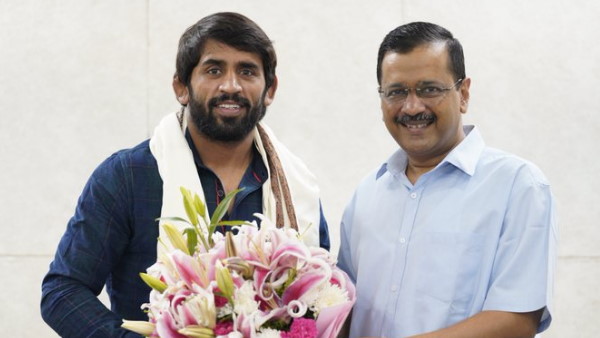 CM Kejriwal meets Wrestler Bajrang Punia, says You are an inspiration to millions of youth CM Kejriwal meets Wrestler Bajrang Punia, says You are an inspiration to millions of youth