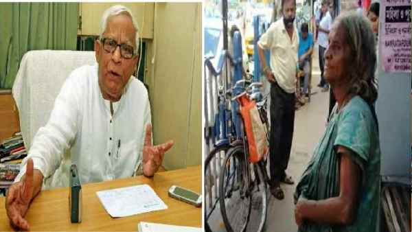 पूर्व सीएम की बुजुर्ग साली फुटपाथ पर मिलीं