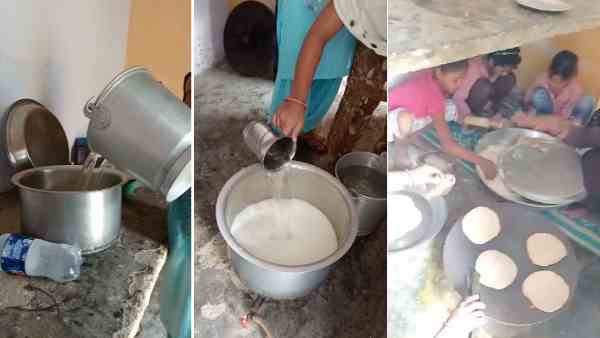 Bulandshahr News: 2.5 liters of milk mixed with a bucket of water in the mid-day meal for children Bulandshahr News: 2.5 liters of milk mixed with a bucket of water in the mid-day meal for children