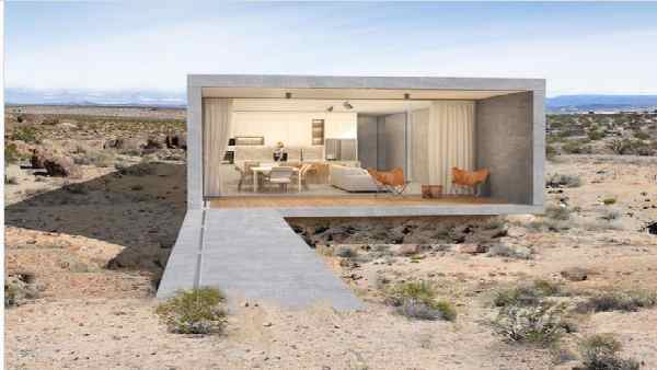 बीच रेगिस्तान में तैयार है आलीशान घर