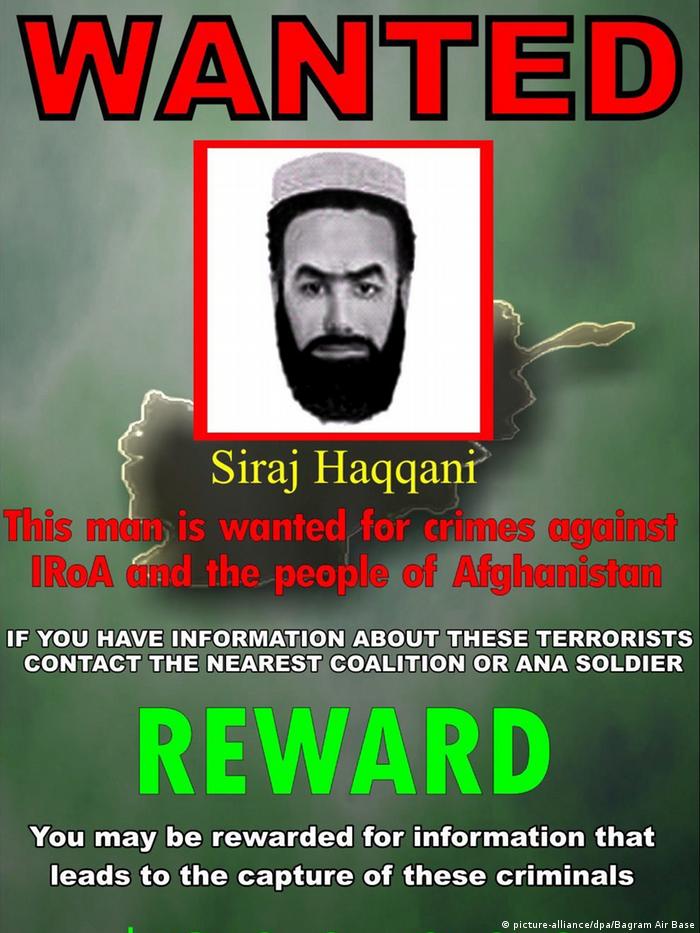 2007 में सिराजुद्दीन हक्कानी के खिलाफ जारी किया गया एक 