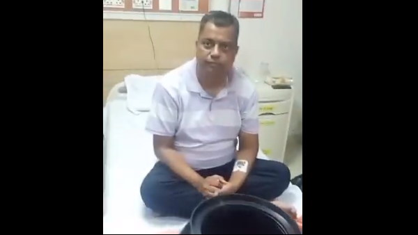 SRS Group chairman Anil Jindal video viral from Faridabad hospital