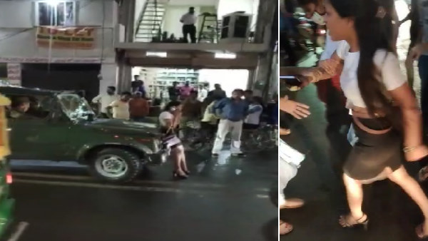 युवती को ले जाया गया पुलिस थाने 