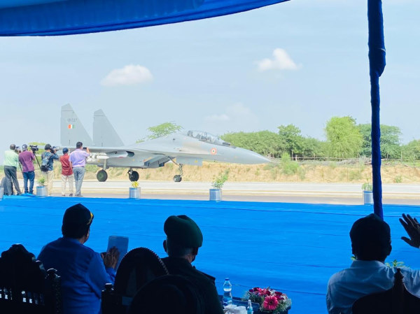  एक दिन पहले वायुसेना का पूर्वाभ्यास