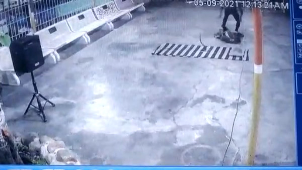 मंदारेश्वर मंदिर परिसर की घटना