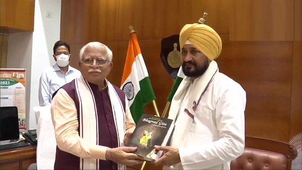 Haryana cm manohar lal khattar and Punjab New CM Charanjit 