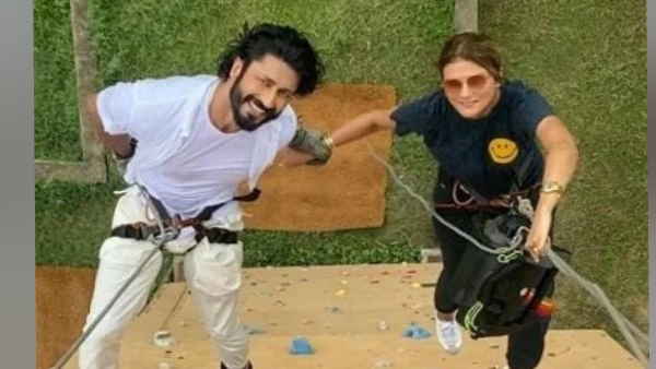 रॉक-क्लाइम्बिंग करते नजर आए एक्‍टर 