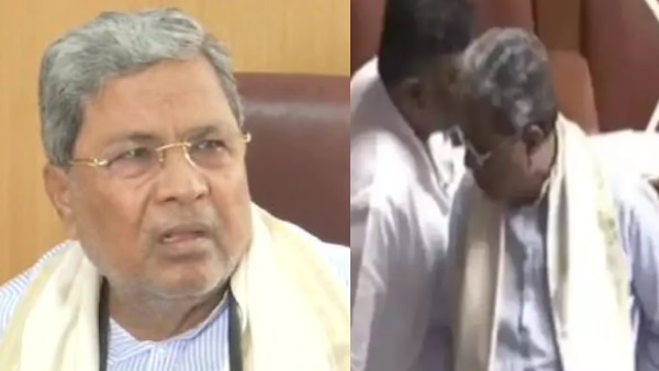 सिद्धारमैया के साथ हुआ ऊप्स मोमेंट