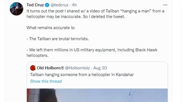 ट्रंप के सीनेटर ने वीडियो हटाया