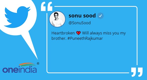 kannada actor Puneeth Rajkumar passed away sonu sood bollywood reaction kannada actor Puneeth Rajkumar passed away sonu sood bollywood reaction