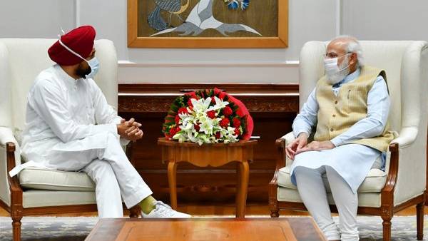 CM चन्नी ने की PM मोदी से मुलाक़ात