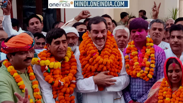 भाजपा प्रत्याशी रामवीर अहीरवाल 21 मत ही पा सके भाजपा प्रत्याशी रामवीर अहीरवाल 21 मत ही पा सके