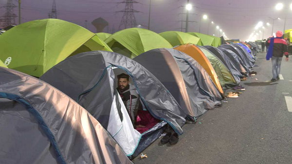 Delhi Singhu border Delhi Singhu border