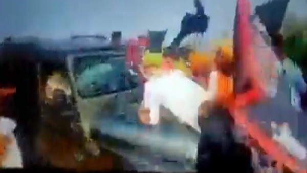 aap leader sanjay singh tweet new video of lakhimpur kheri violence aap leader sanjay singh tweet new video of lakhimpur kheri violence